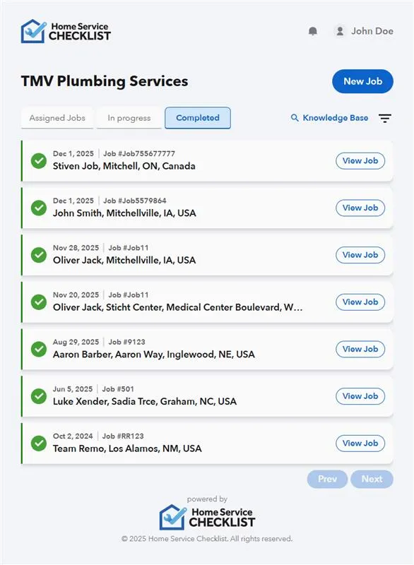 Service Experts Checklist Home Service Checklist – Smart Checklists for Technicians